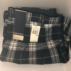 Nautica Double Pleat Rigger Shorts Plaid Size 40W